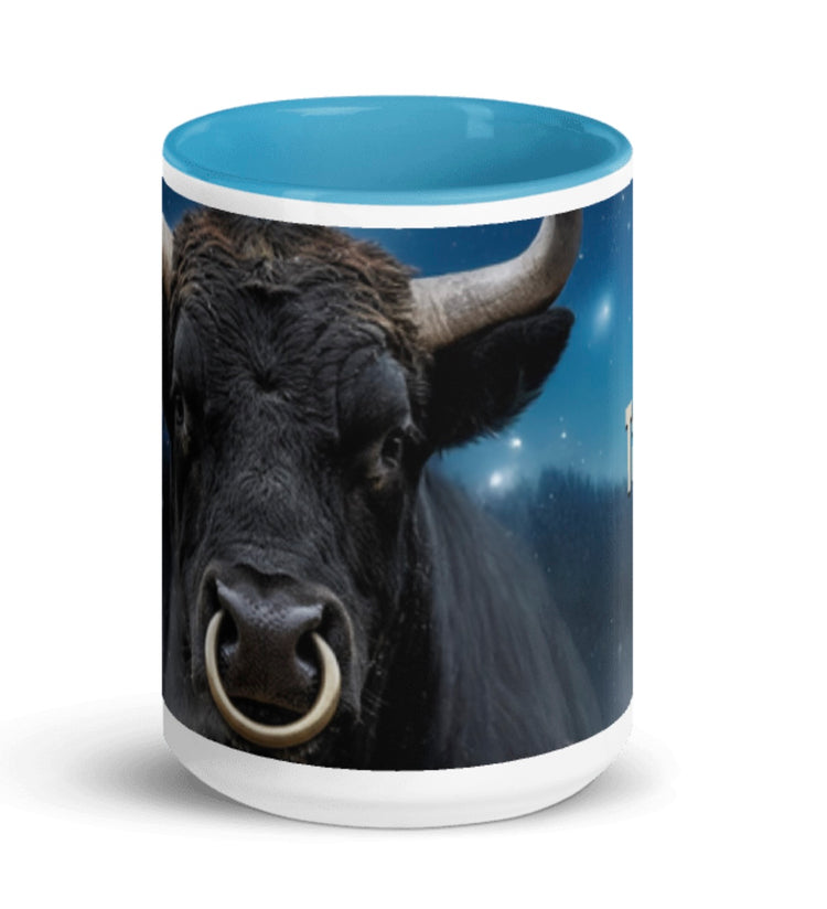 Taurus Mug with Color Inside
