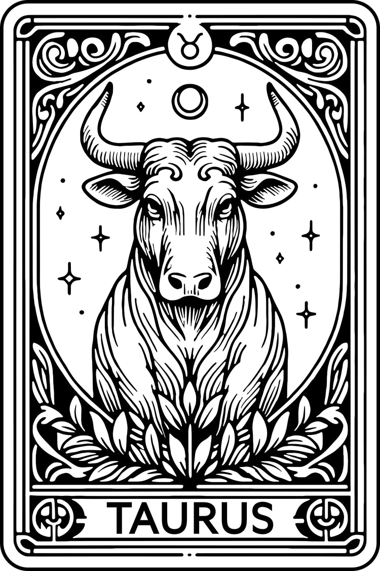 Taurus Embroidered oversized hoodie