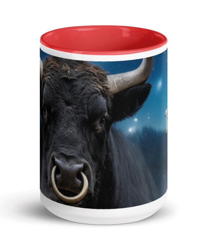 Taurus Mug with Color Inside