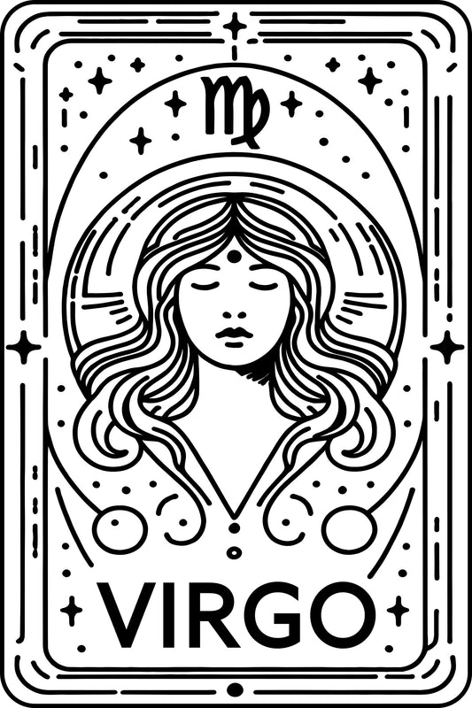 Embroidered Virgo Hoodie